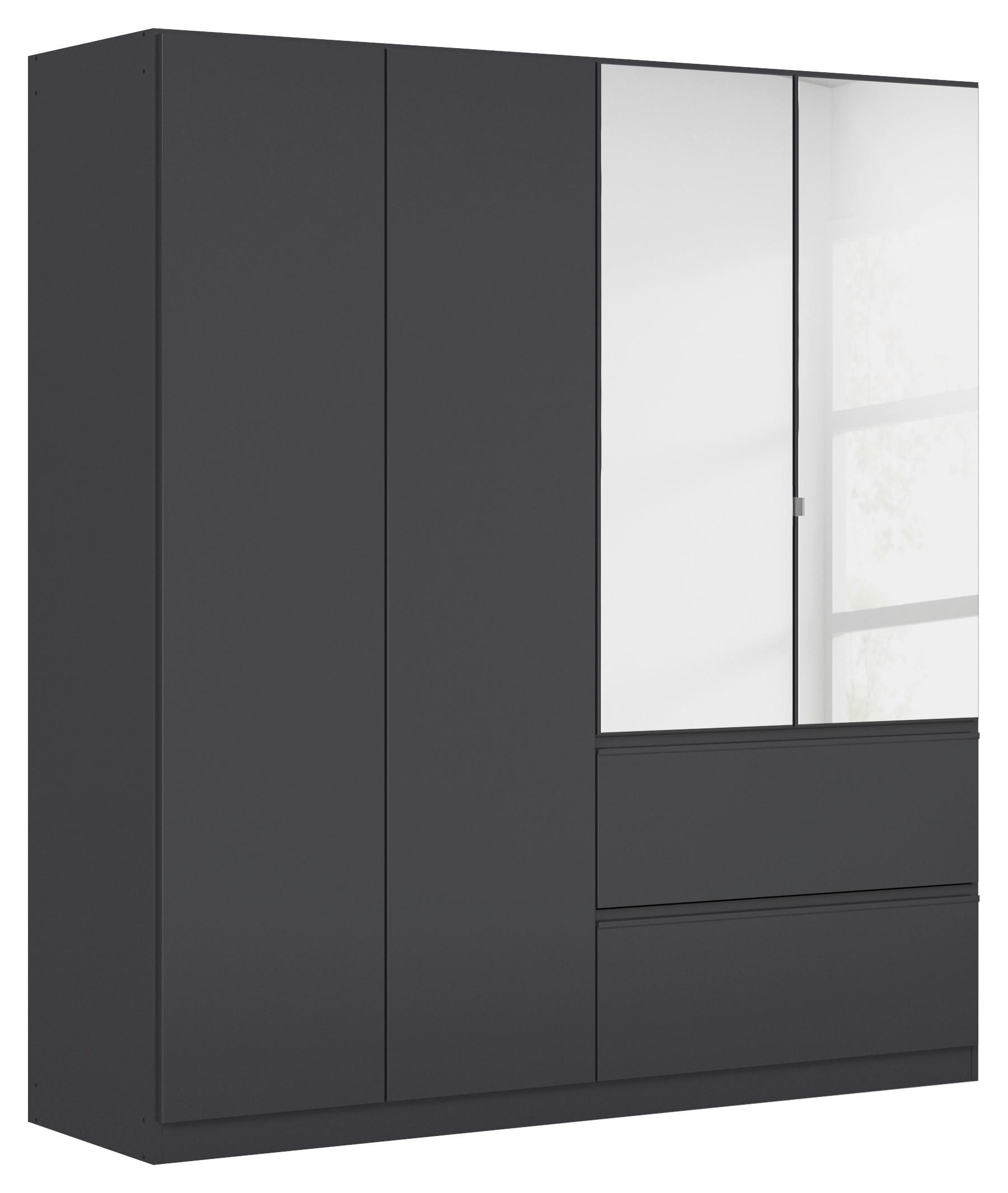 Omara S Klasičnimi Vrati Costa, Siva - siva, Moderno, leseni material (181/197/54cm) - Rauch Möbel
