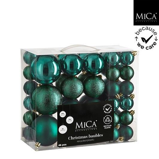Set Kroglic Za Božično Jelko Noel- 46 Delni Set - Moderno