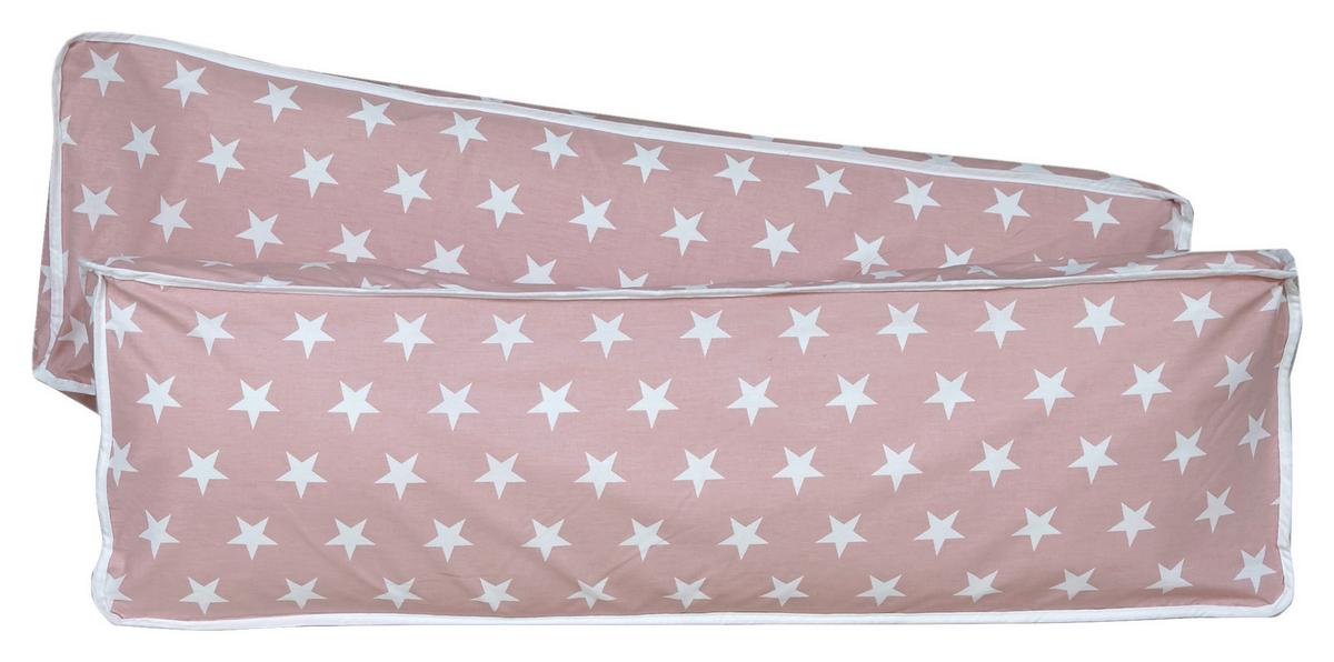 Blazina Za Hrbet Lino, Roza, 2 Kos - roza, Moderno, tekstil (98/40cm) - MID.YOU