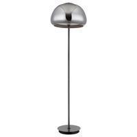 Led Podna Svjetiljka Avila - bijela/siva, Design, staklo/metal (38/150cm) - Globo