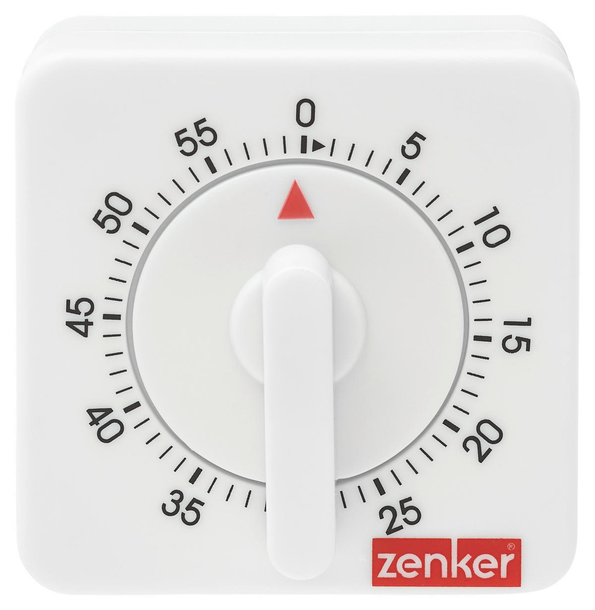 Kurzzeitwecker Patsy in Weiß, analog - Weiß, Basics, Kunststoff (6,8/6,8/5cm) - Fackelmann