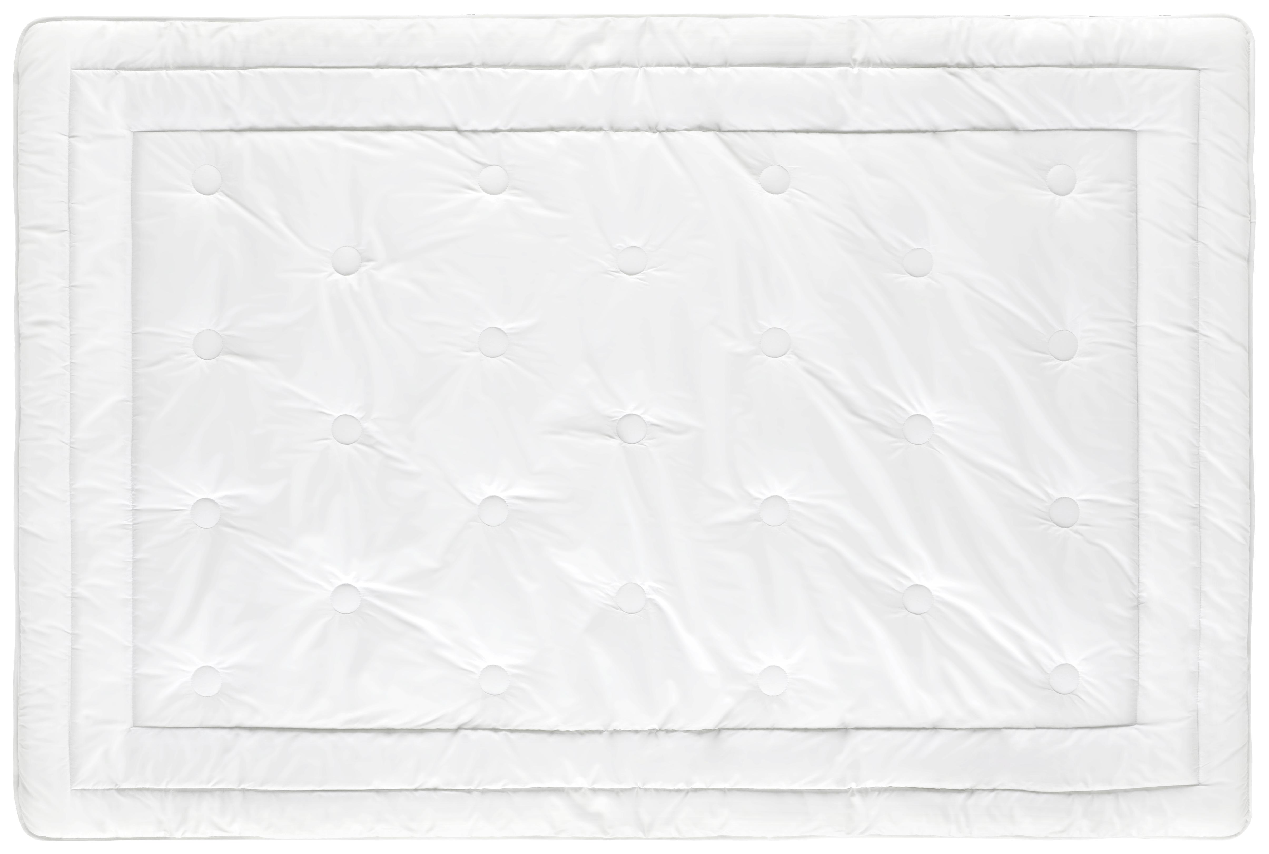 Einziehdecke Diamant ca. 135x200cm - Weiß, Textil (135/200cm) - Premium Living