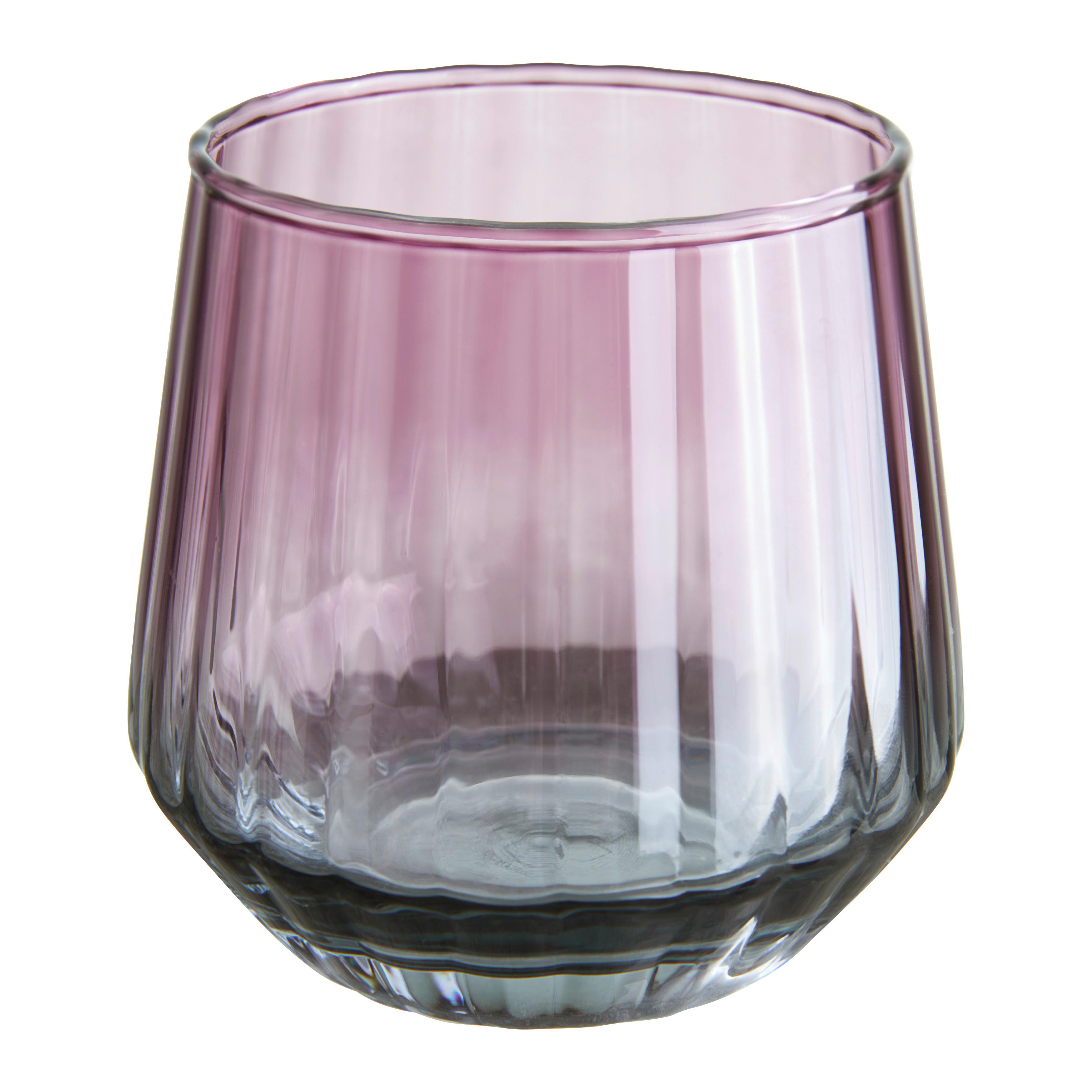 Pohár Betty - lila/kékesszürke, Modern, Üveg (7,4/9cm) - Mömax