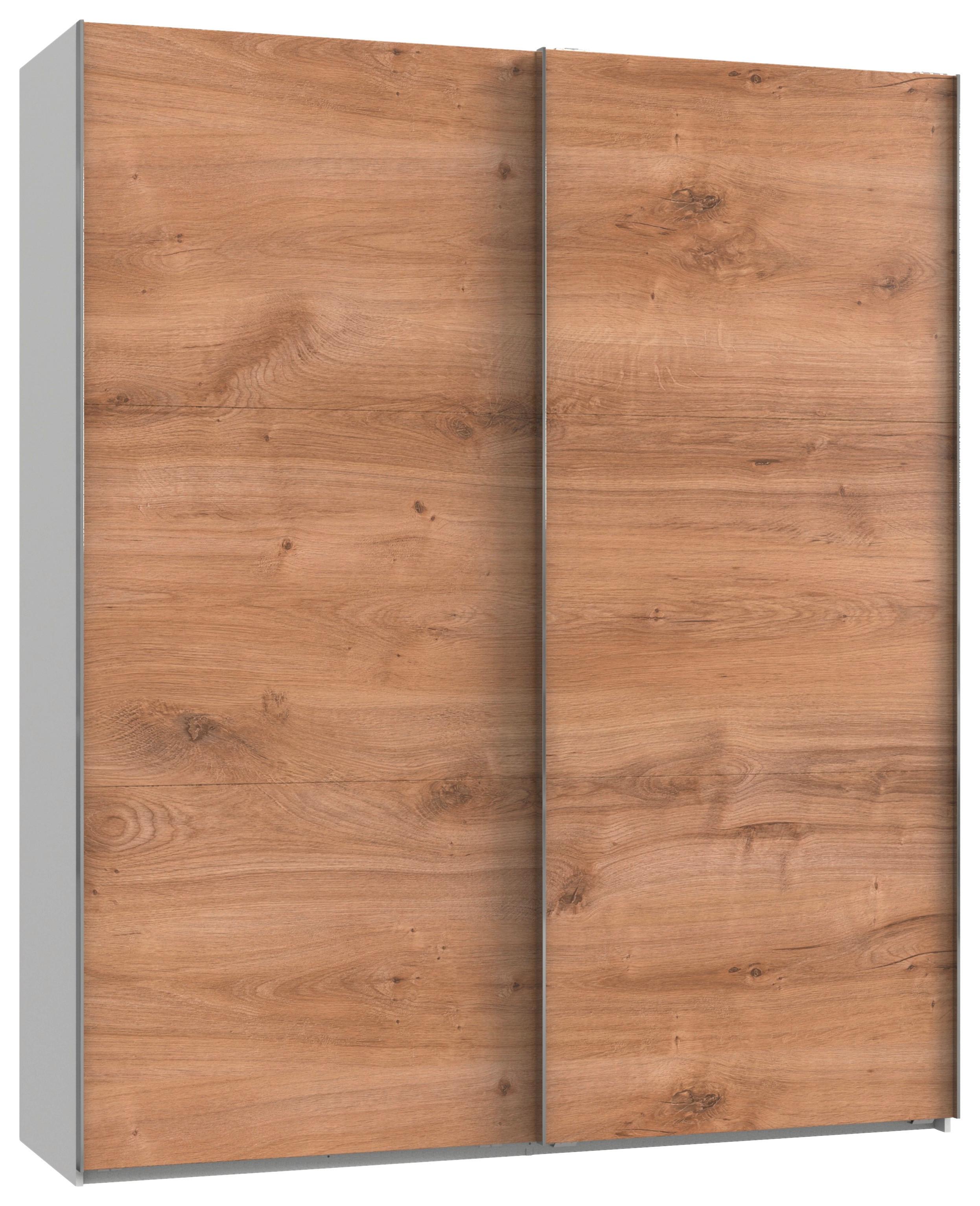 Ormar S Kliznim Vratima Level 36 A - bijela/boje hrasta, Moderno, drvni materijal (200/236/65cm) - Modern Living