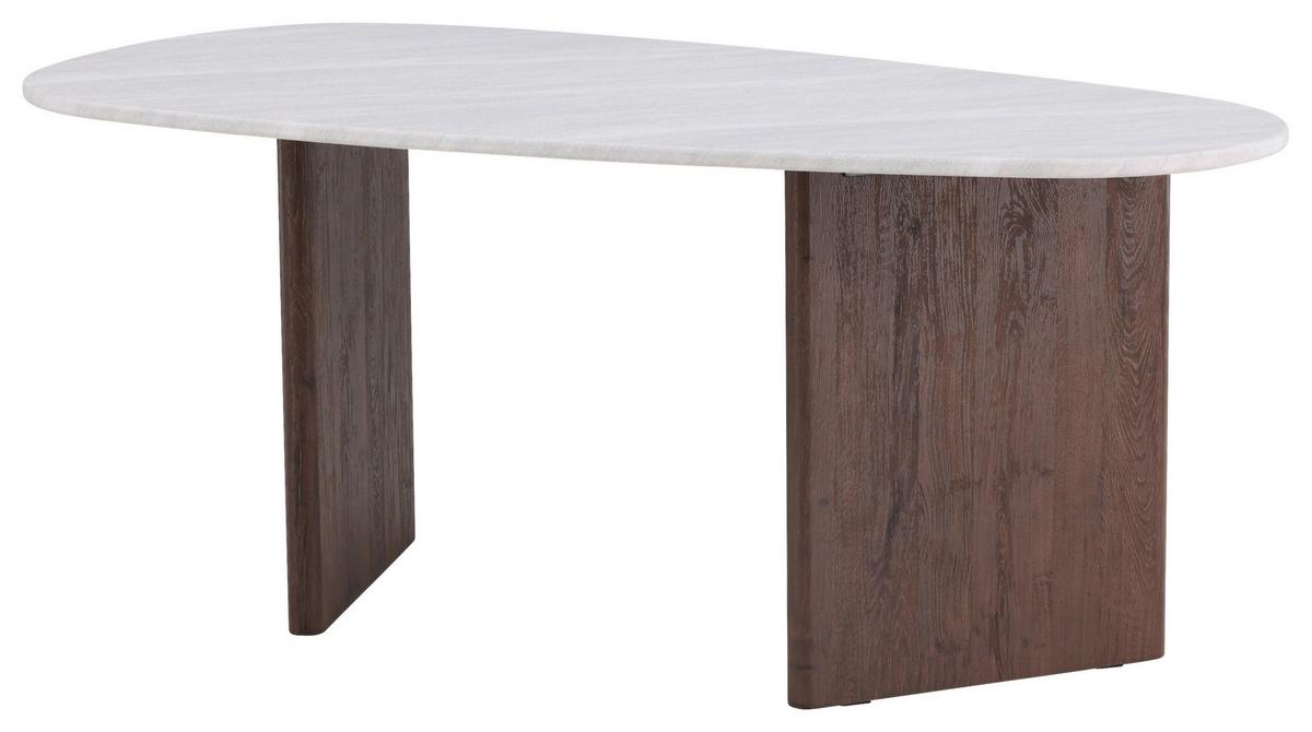 ESSTISCH GRÖNVIK - Hellgrau/Mokka, Design, Holzwerkstoff (180/90/75cm) - Livetastic