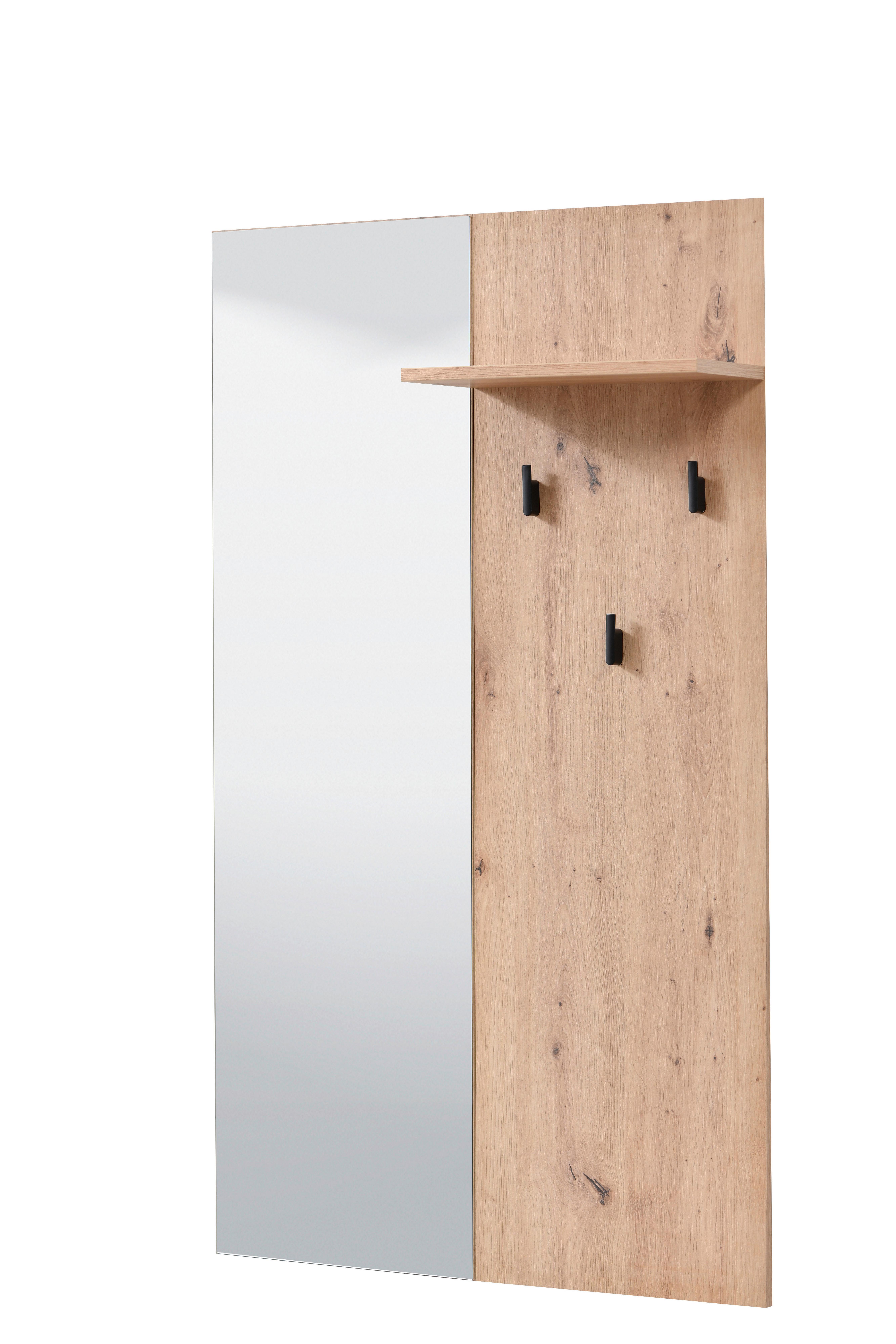 Előszobapanel Sardinia - tölgyfa színű, Basics, faalapú anyag (79/132/19,5cm)