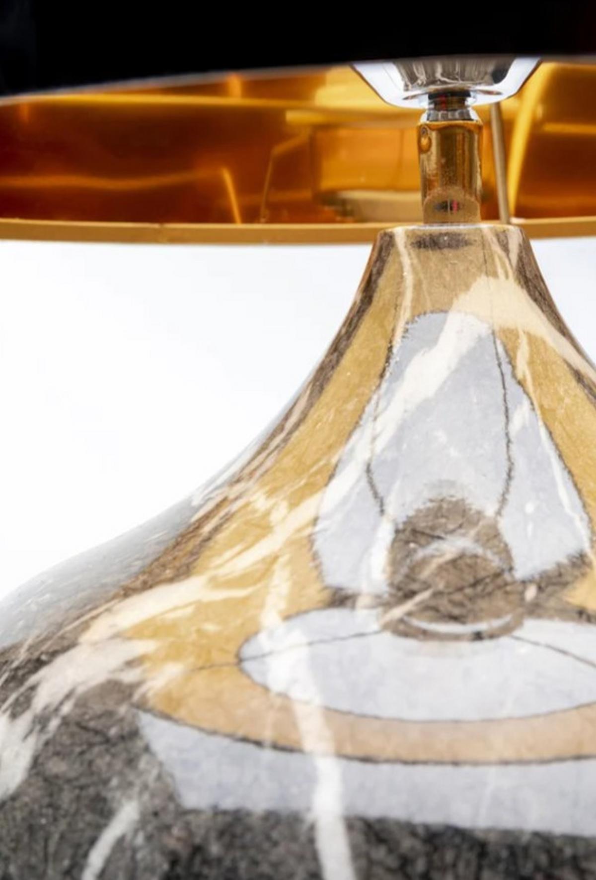 LAMPA STOŁOWA MAMO DELUXE KARE DESIGN - ciemnoszary/różnokolorowy, Lifestyle, tworzywo sztuczne/metal (30,5/37/30,5cm) - Kare-Design