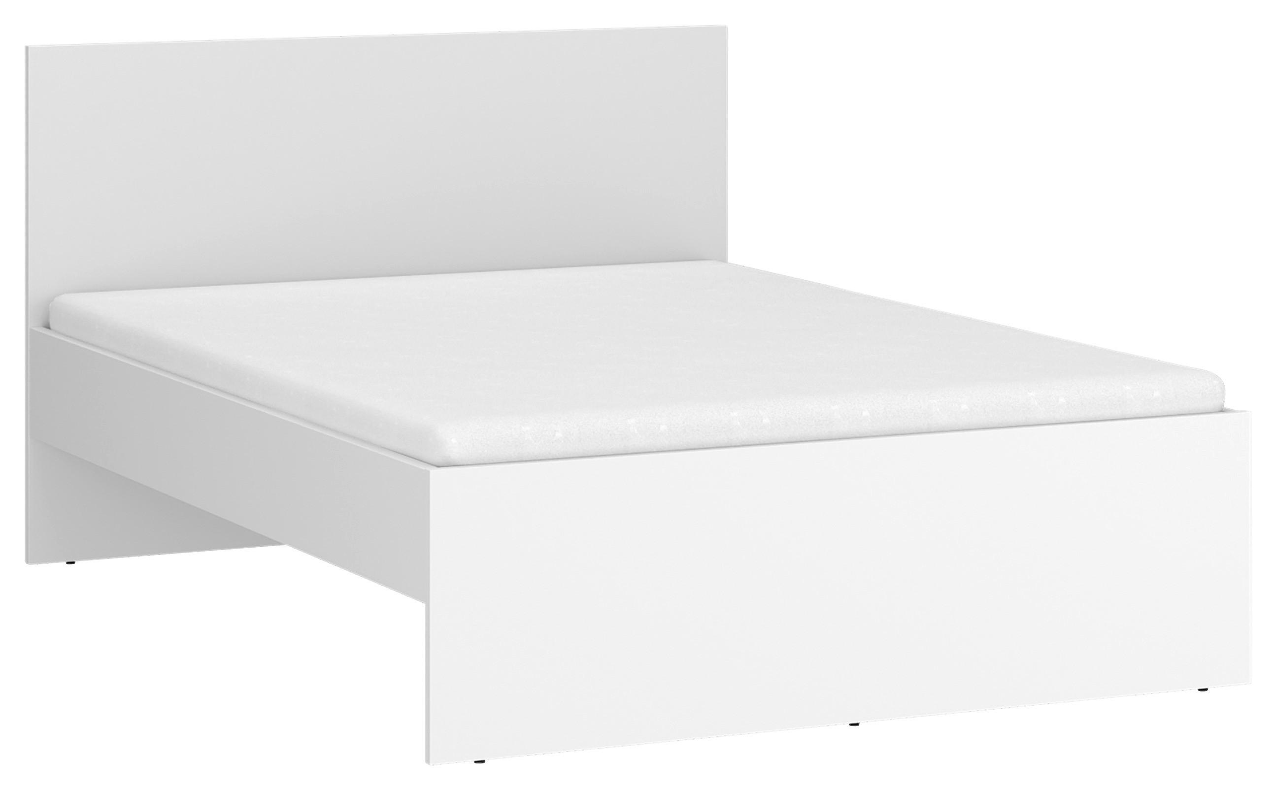Krevet Marlow - bijela, Moderno, drvni materijal/plastika (120/200cm) - Modern Living