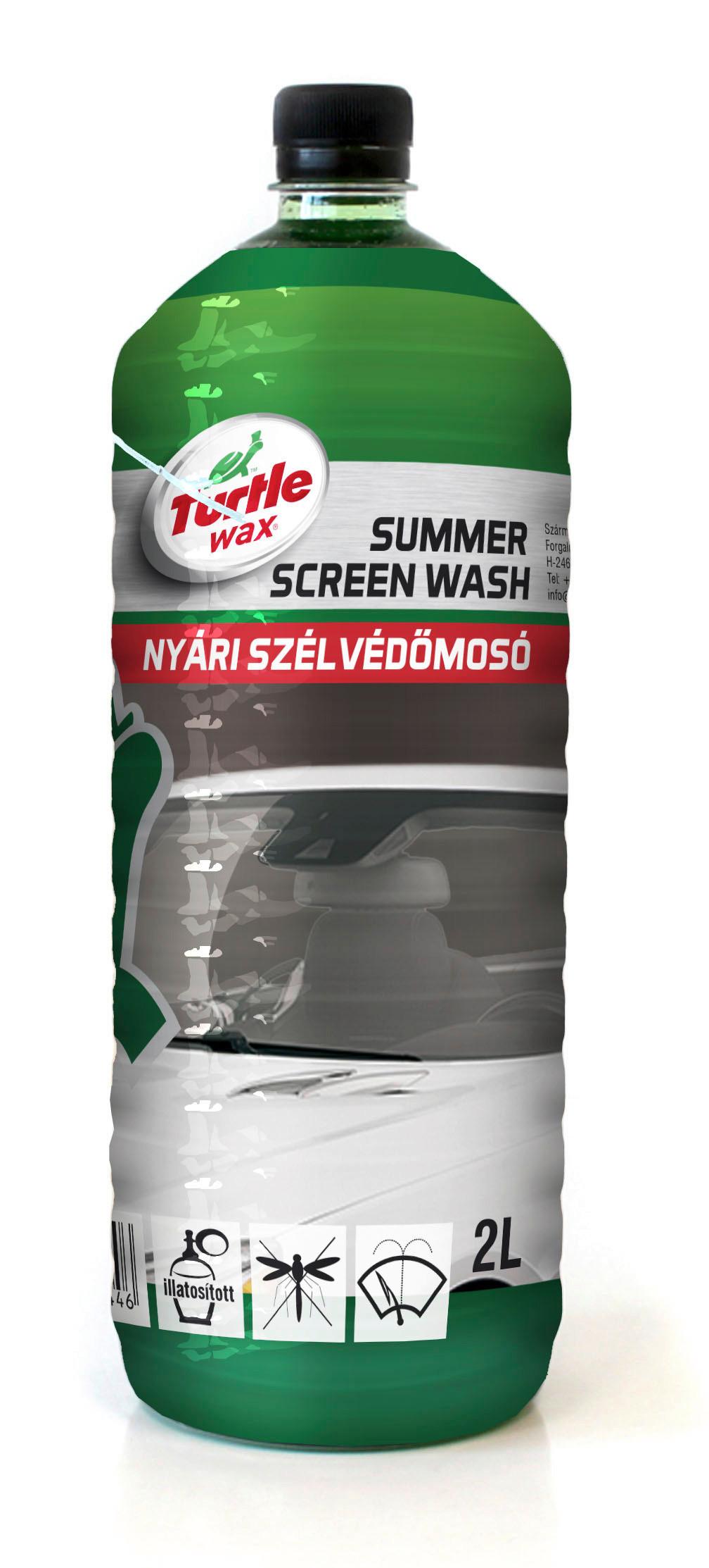 Turtle Wax 2l Nyári Szélvédőmosó Folyadék - zöld, műanyag