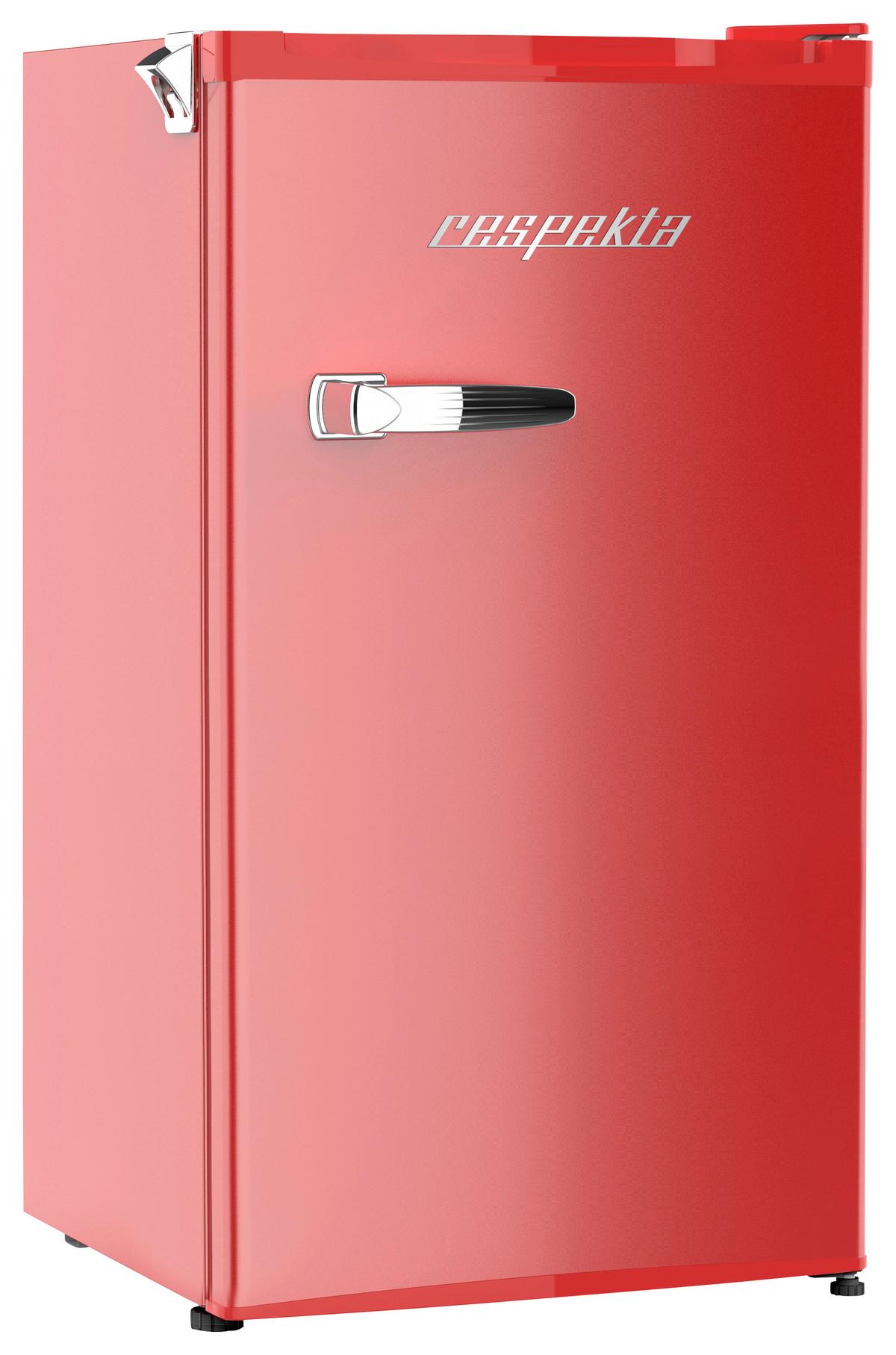 Kühlschrank Respekta Ricco KG83R-52 Rot - Rot, Basics, Glas/Kunststoff (47,4/83,1/44,7cm) - Respekta