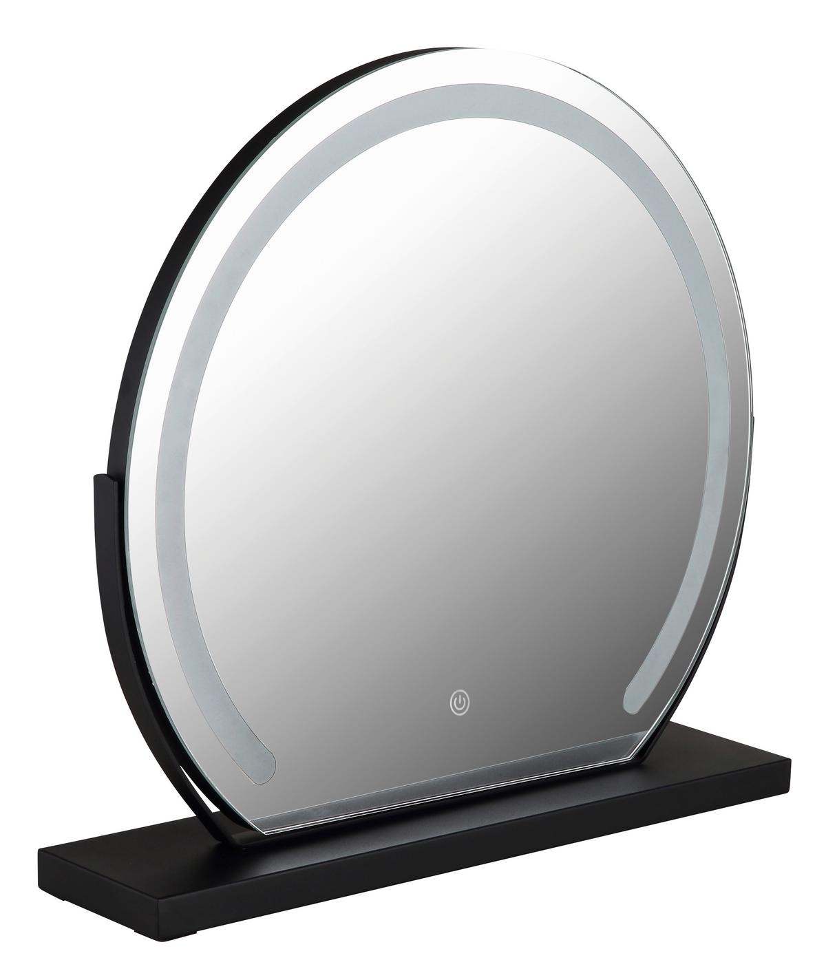 LEUCHTSPIEGEL 84038 - Basics, Glas/Kunststoff (52/48,5/12cm) - Globo