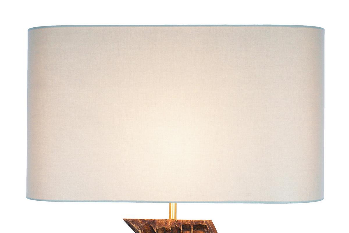 Stoječa Svetilka Acacia - črna/bela, Design, kovina/tekstil (40/171/20cm) - P & B