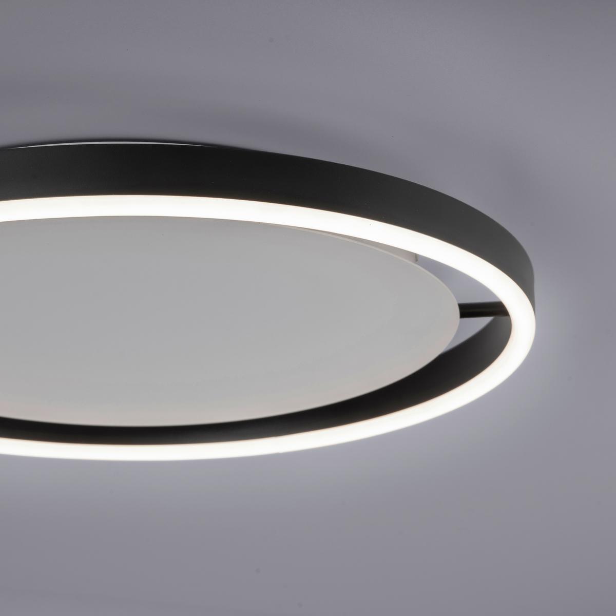 LAMPA SUFITOWA LED 15391-13 RITUS - antracytowy, Trend, tworzywo sztuczne/metal (39,3/5,3cm)