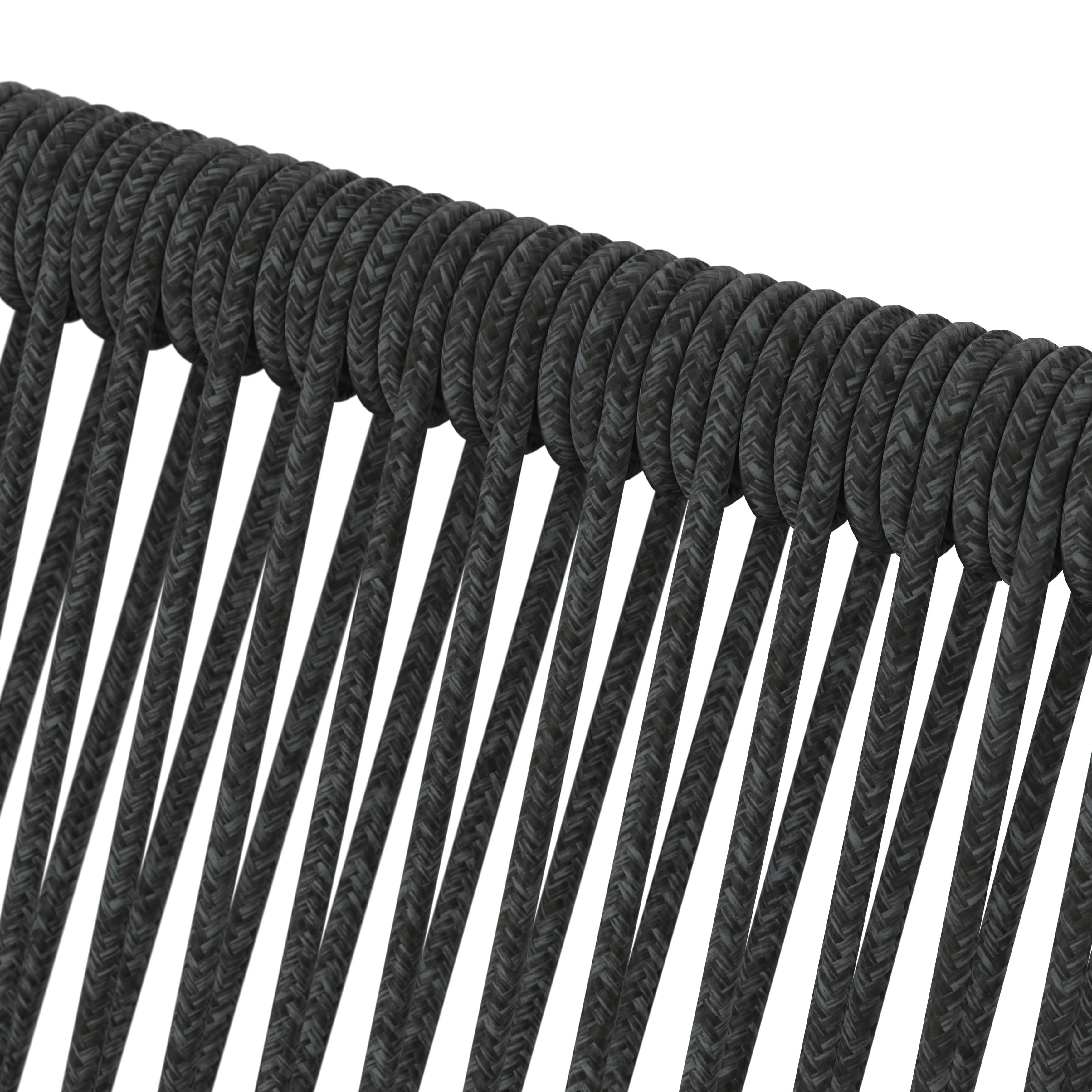 TRÄDGÅRDSSTOLAR SET NARDO - mörkgrå/svart, Modern, metall/textil (55/82/58cm) - Bessagi Garden