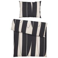 BETTWÄSCHESET ABSTRACT - Weiss/Schwarz, Modern, Textil (160/210cm) - Modern Living