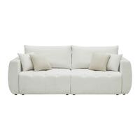 Schlafsofa Bologna Creme - Beige/Creme, Holz/Textil (245/74-90/104cm) - Mömax