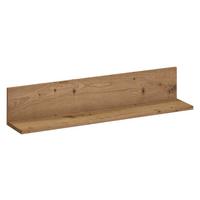 REGAŁ ŚCIENNY LIMA - kolor dębowy, Trend, materiał drewnopochodny (80/16/17cm) - Stylife