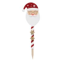 Semn decorativ cca. 70 cm Santa - alb/roșu, Modern, plastic (71cm)