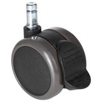 Set Kolesc Za Vrtljivi Stol Rolo Stop, 5-Delni - črna, Basics, kovina/umetna masa (5/7/6,5cm) - MID.YOU