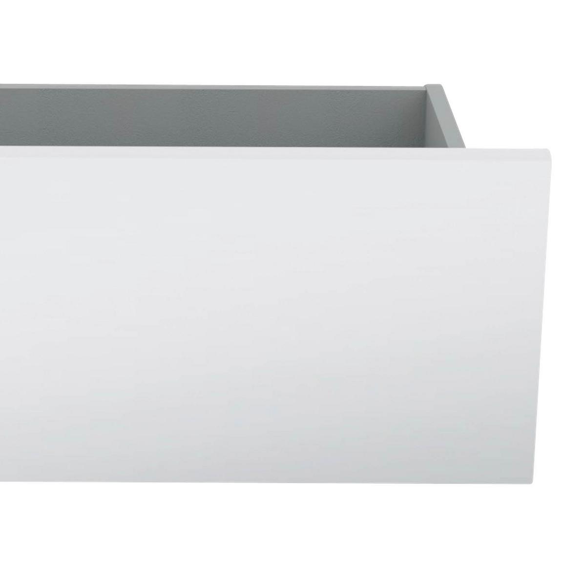 Ladica Unit - Elements - bijela visoki sjaj, Moderno, drvni materijal (90,9/21,9/36,6cm) - Based