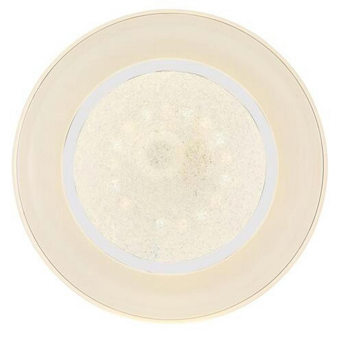 LED-Deckenleuchte Mickey max. 24 Watt - Klar/Opal, MODERN, Kunststoff/Metall (49/9cm)