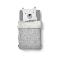 Lenjerie de pat DOG FUNNY cca. 140x200/50x70  cm - gri, Modern, textil (140/200cm)