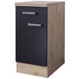 Kuhinjska spodnja omarica MILANO - hrast/antracit, Moderno, kovina/leseni material (40/86/60cm) Kuhinjska spodnja omarica MILANO - hrast/antracit, Moderno, kovina/leseni material (40/86/60cm)