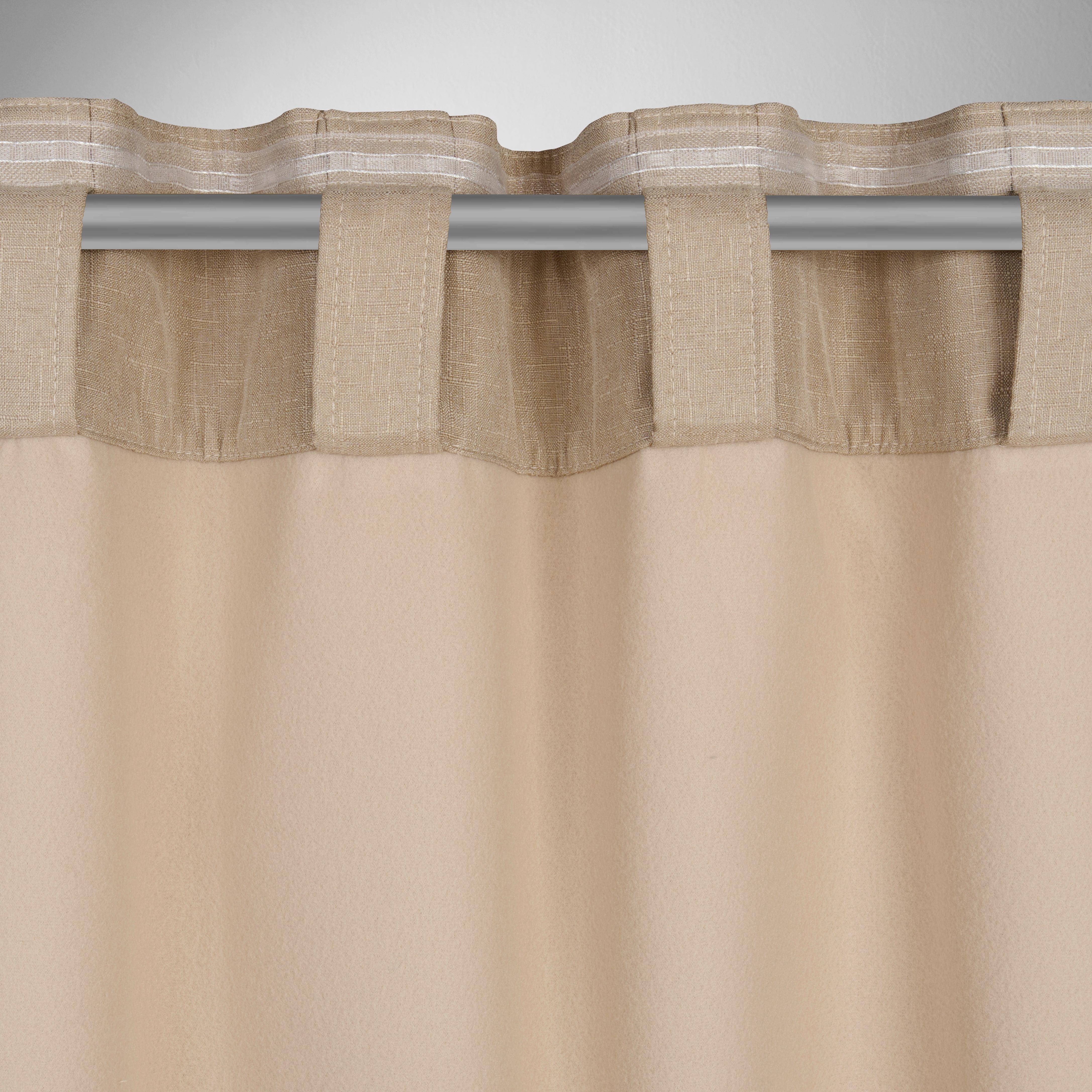 SOLSKYDDSGARDIN ANTON - beige, textil (135/255cm) - Mömax