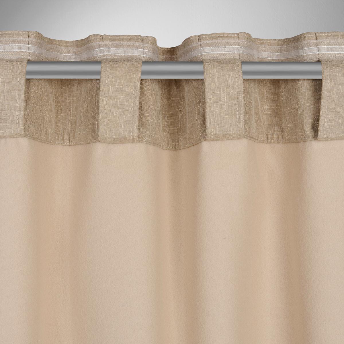 Thermo Függöny Anton 135/255 - bézs, textil (135/255cm) - Mömax