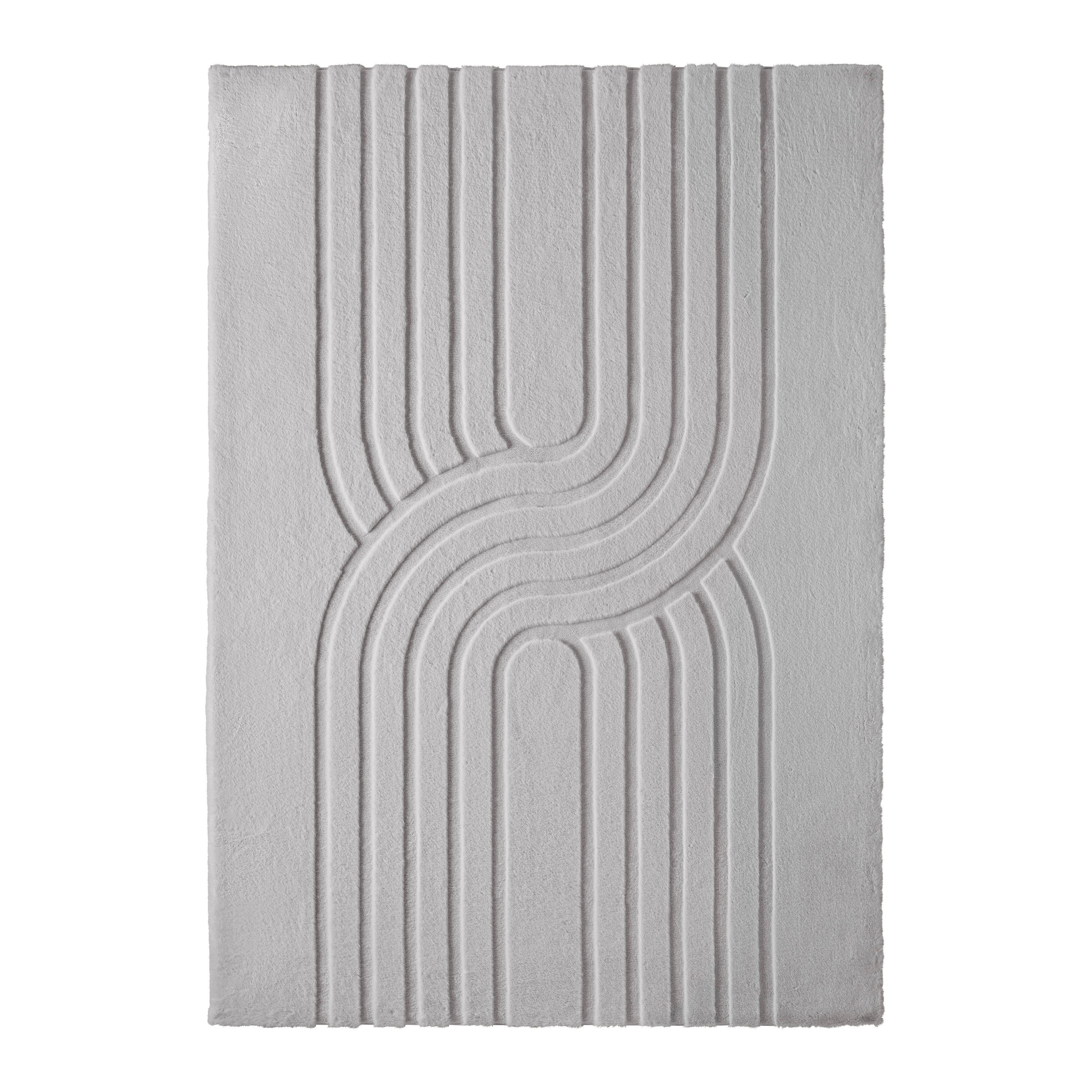 KONSTFÄLL FADIME 1 - ljusgrå, Modern, textil (80/150cm) - Mömax