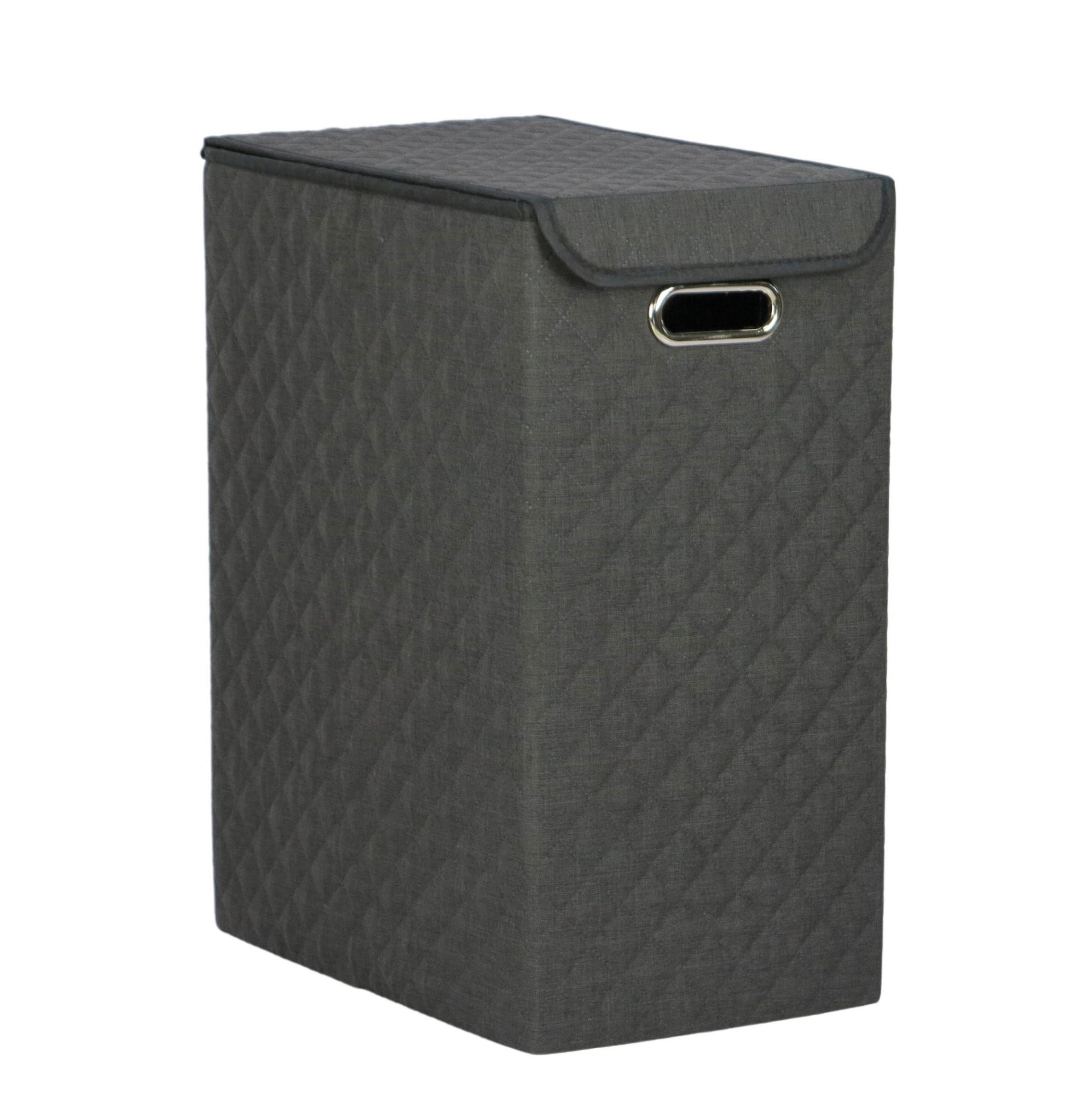 Košara Za Perilo Oxford 1 - črna, Moderno, kovina/karton (25/40/50cm) - Mömax