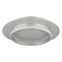 Led Mennyezeti Lámpa 62000102 Mary - opál/ezüstszínű, Design, műanyag/faalapú anyag (40/8,2cm)