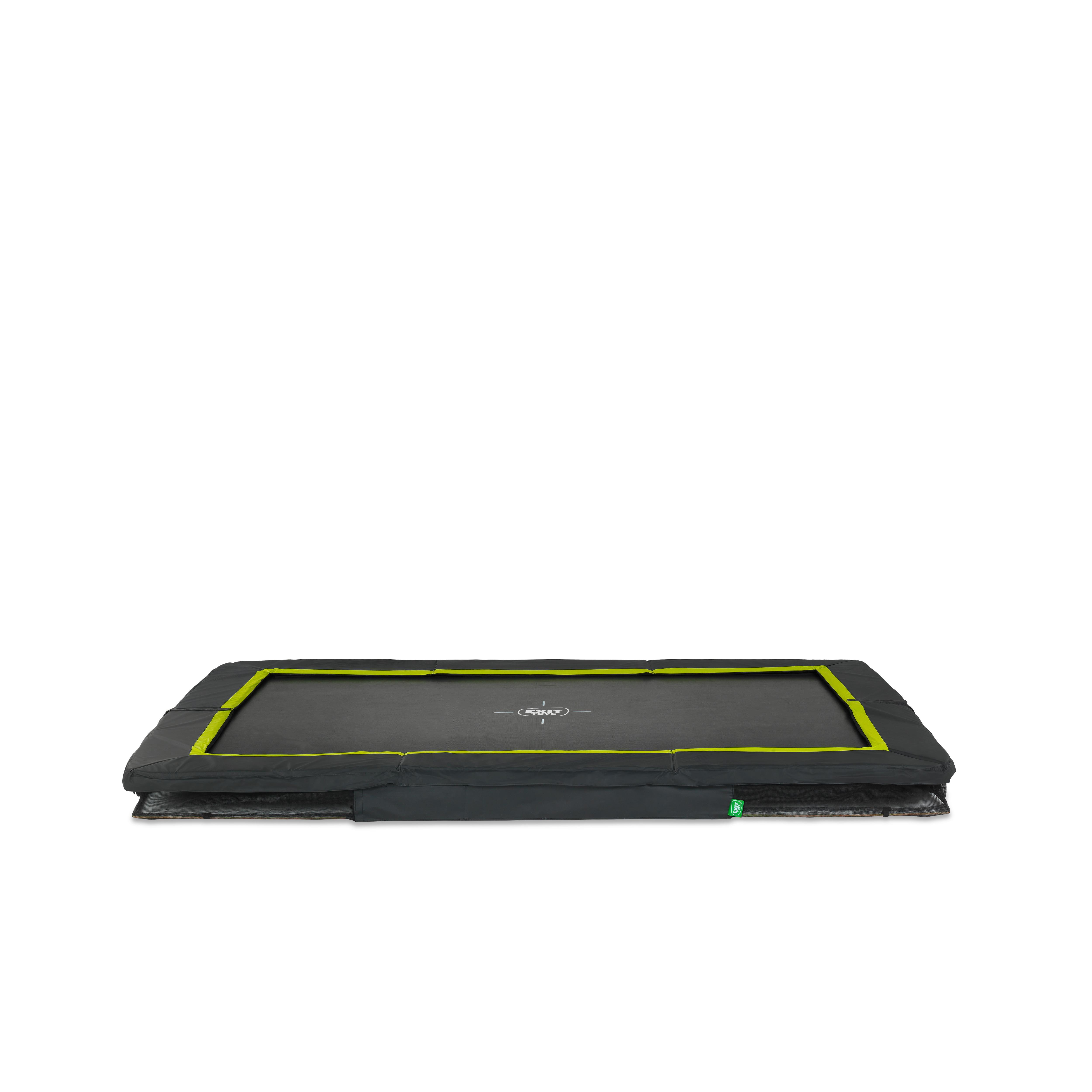 Trampolin Exit Schwarz - Schwarz, KONVENTIONELL, Kunststoff/Metall (214/305cm) - EXIT Toys