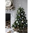 Christbaumkugel Ella Weiß - Weiß, Basics, Kunststoff (8cm)