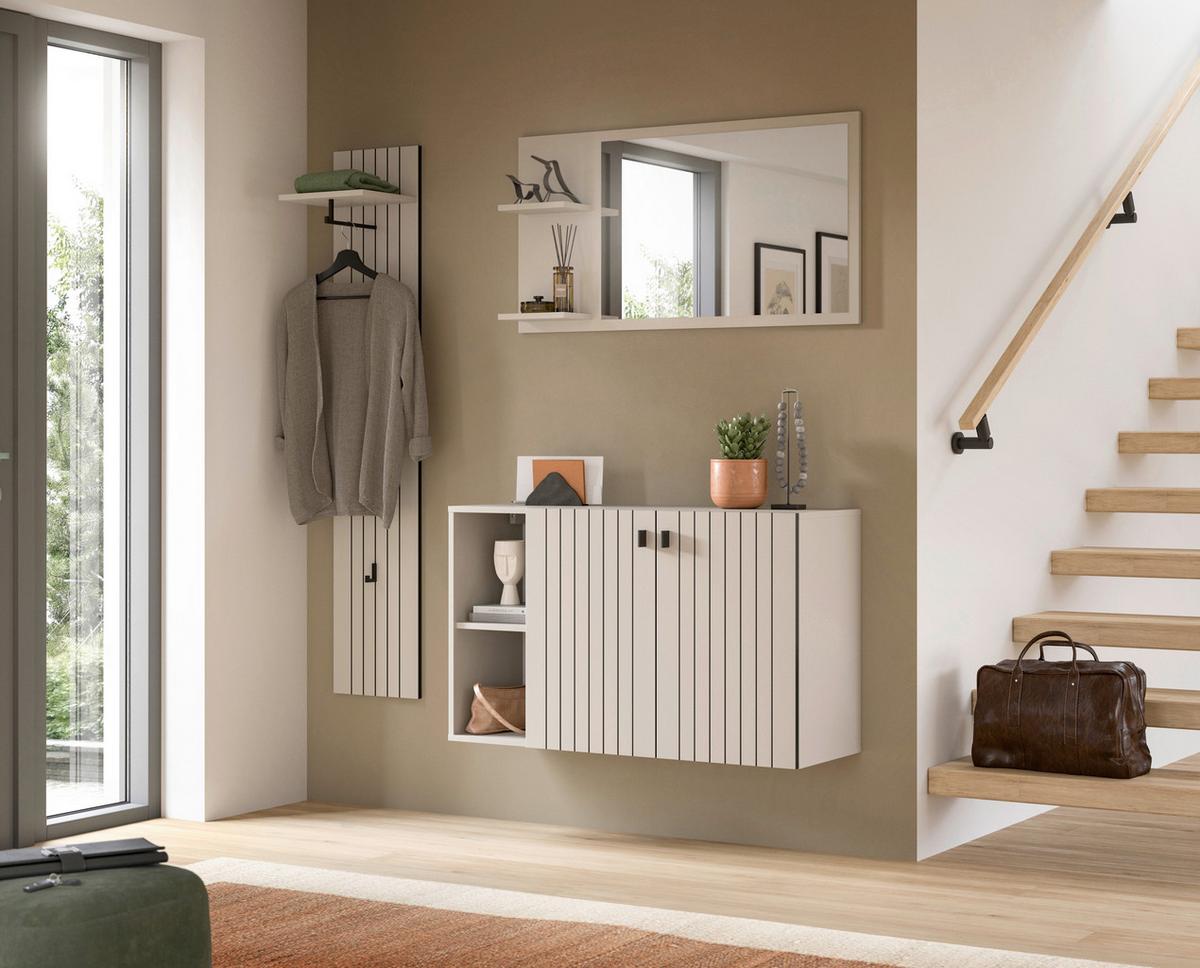 Garderobni Panel Station, Kašmir - kašmir, Design, leseni material (31/160/27cm) - MID.YOU