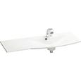 Waschbecken in Weiß - Weiß, MODERN (115/15,5/46cm) - PREMIUM LIVING