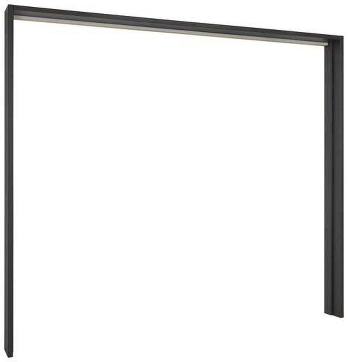 Passepartout in Graphitfarben - Graphitfarben, Holzwerkstoff (250cm) - Premium Living