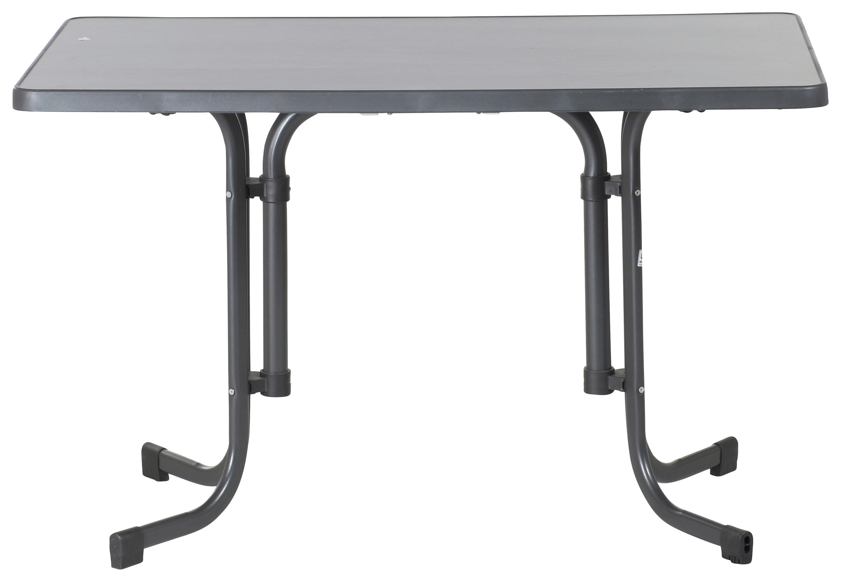 Gartentisch ca.115x70x72cm Grau - Grau, MODERN, Holzwerkstoff/Metall (115/70/72cm) - Sieger