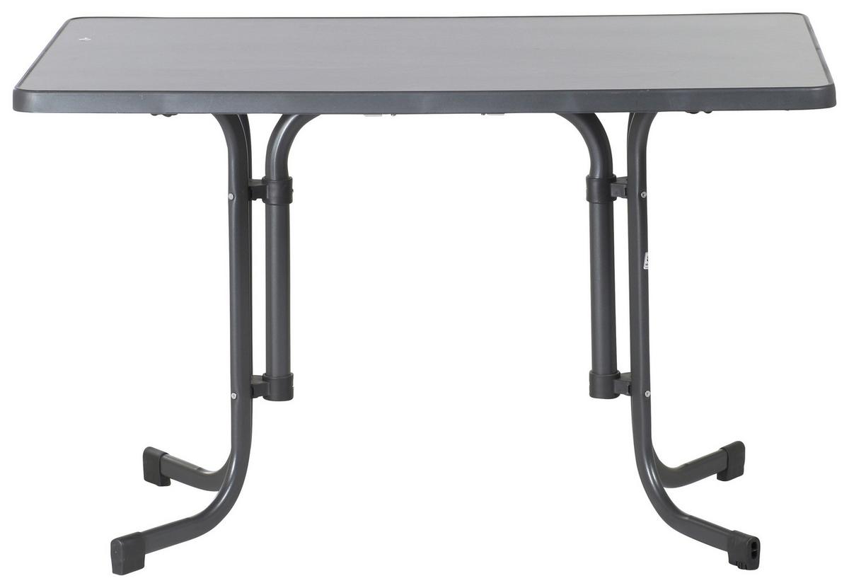 Gartentisch ca.115x70x72cm Grau - Grau, MODERN, Holzwerkstoff/Metall (115/70/72cm) - Sieger