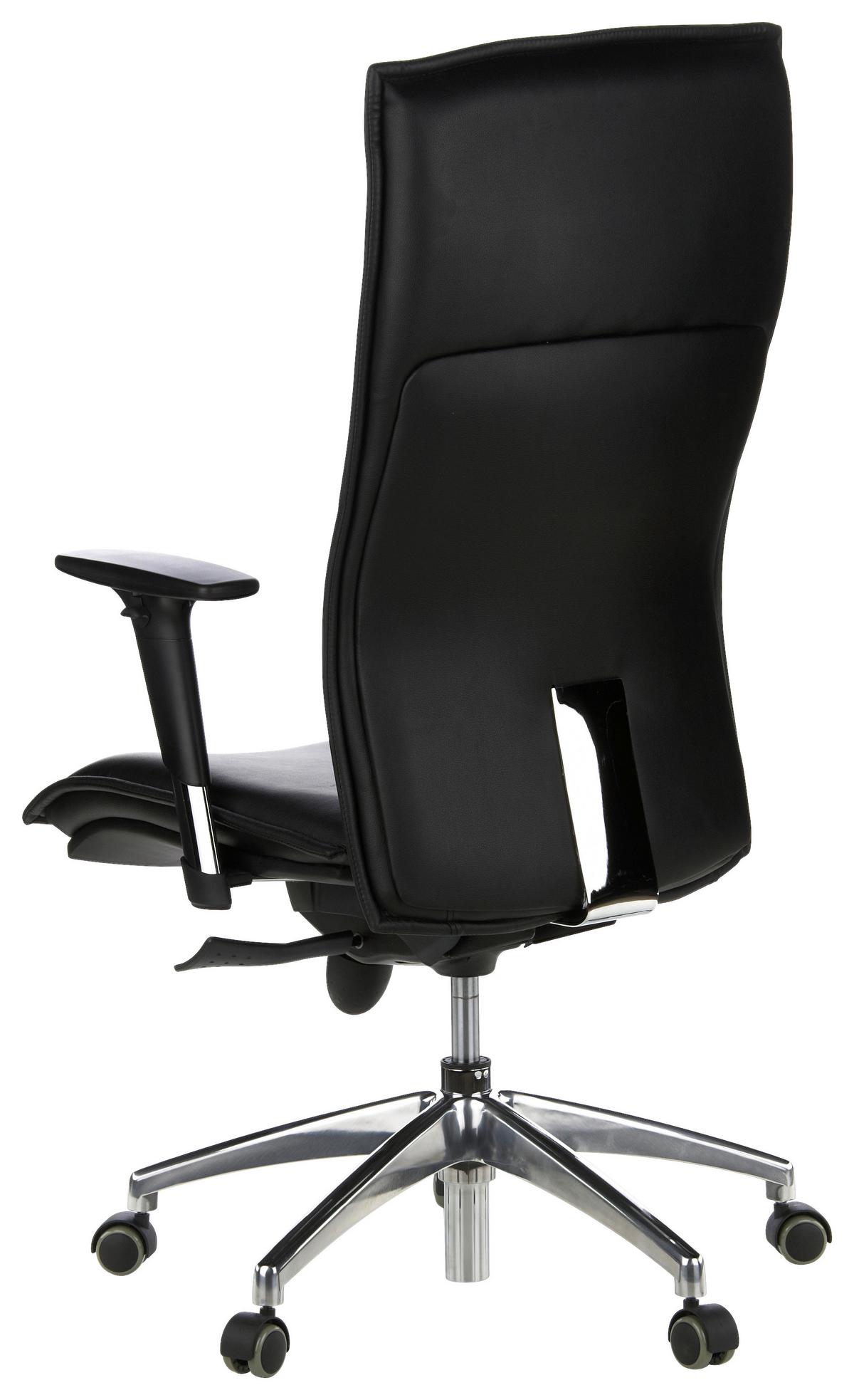 Vrtljiv Stol Murano 20, Črna - črna/barve aluminija, Moderno, kovina/umetna masa (59/133/52cm) - MID.YOU