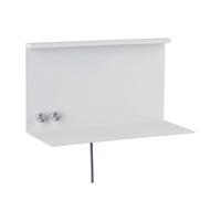 LED-Wandleuchte Jarina in Weiß max. 4,5/1,6 Watt - Weiß, Design, Metall (35/20cm) - Paulmann