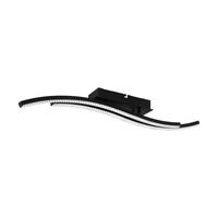 Deckenleuchte 99801_lejias - Transparent/Schwarz, Design, Kunststoff/Metall (78/8/9,7cm) - Eglo