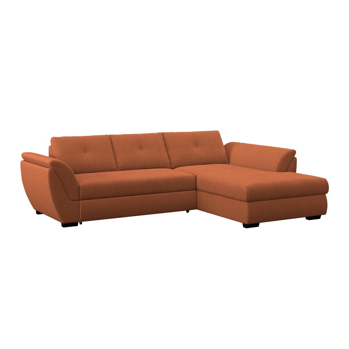 Kutna Garnitura Berisso - crna/terakota, Konvencionalno, tekstil (278/187cm) - Ondega