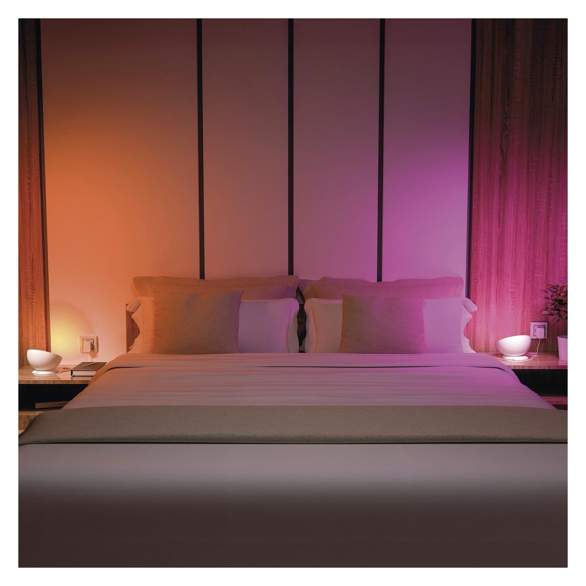 Led Hangulatlámpa Gosmart - fehér, Basics, műanyag