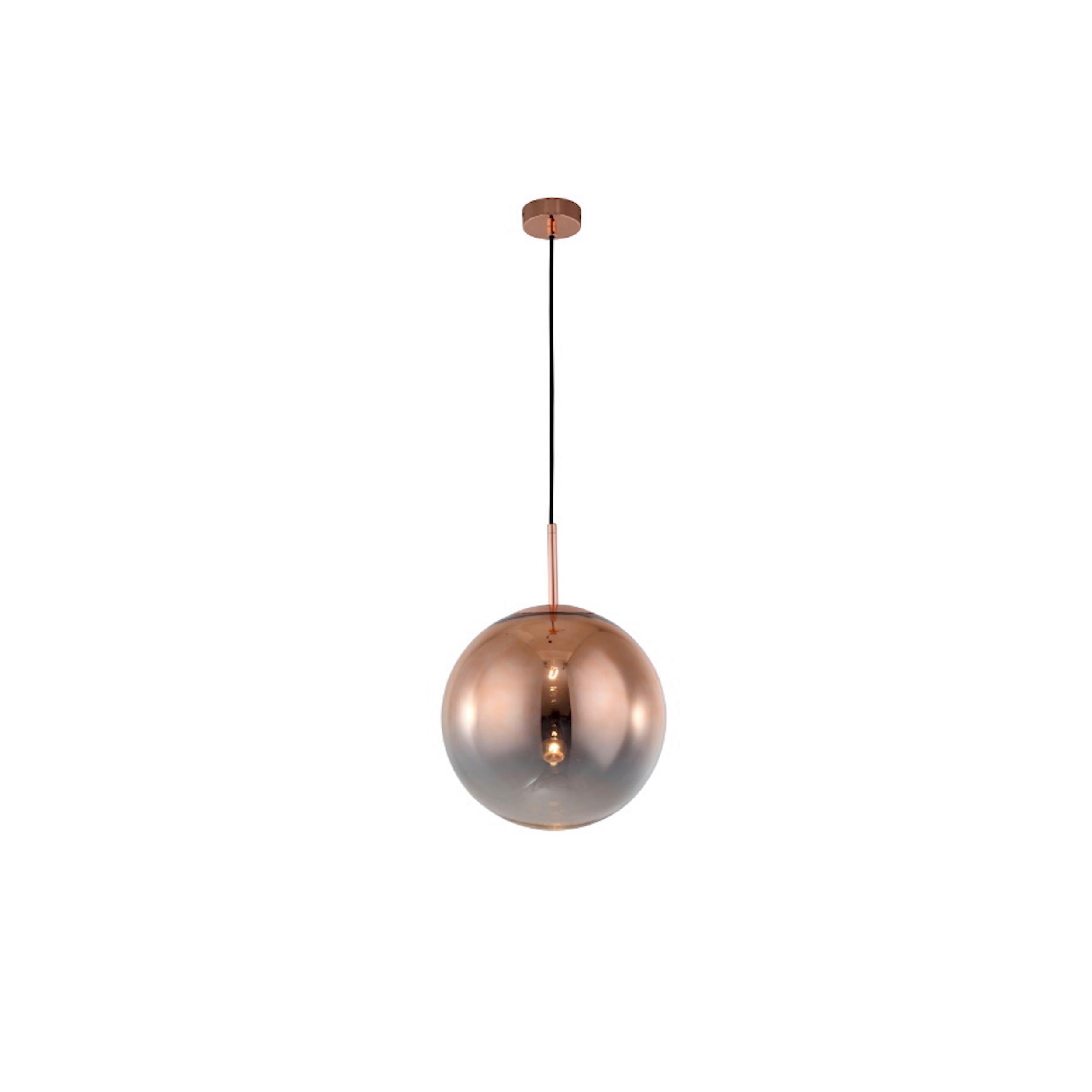Hängeleuchte Lp-2844/1p Mi_palla - Kupferfarben, Konventionell, Glas (30/150/30cm)