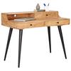 SKRIVBORD ALEXIA - svart/akaciefärgad, Lifestyle, metall/trä (115/60/90cm) - Mömax
