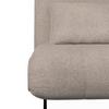 BÄDDFÅTÖLJ LUNA - beige/svart, Modern, metall/textil (92/86/80cm) - Bessagi Home