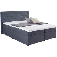 Boxspring Krevet Luminosa - crna/antracit, Moderno, tekstil/plastika (180/200cm)