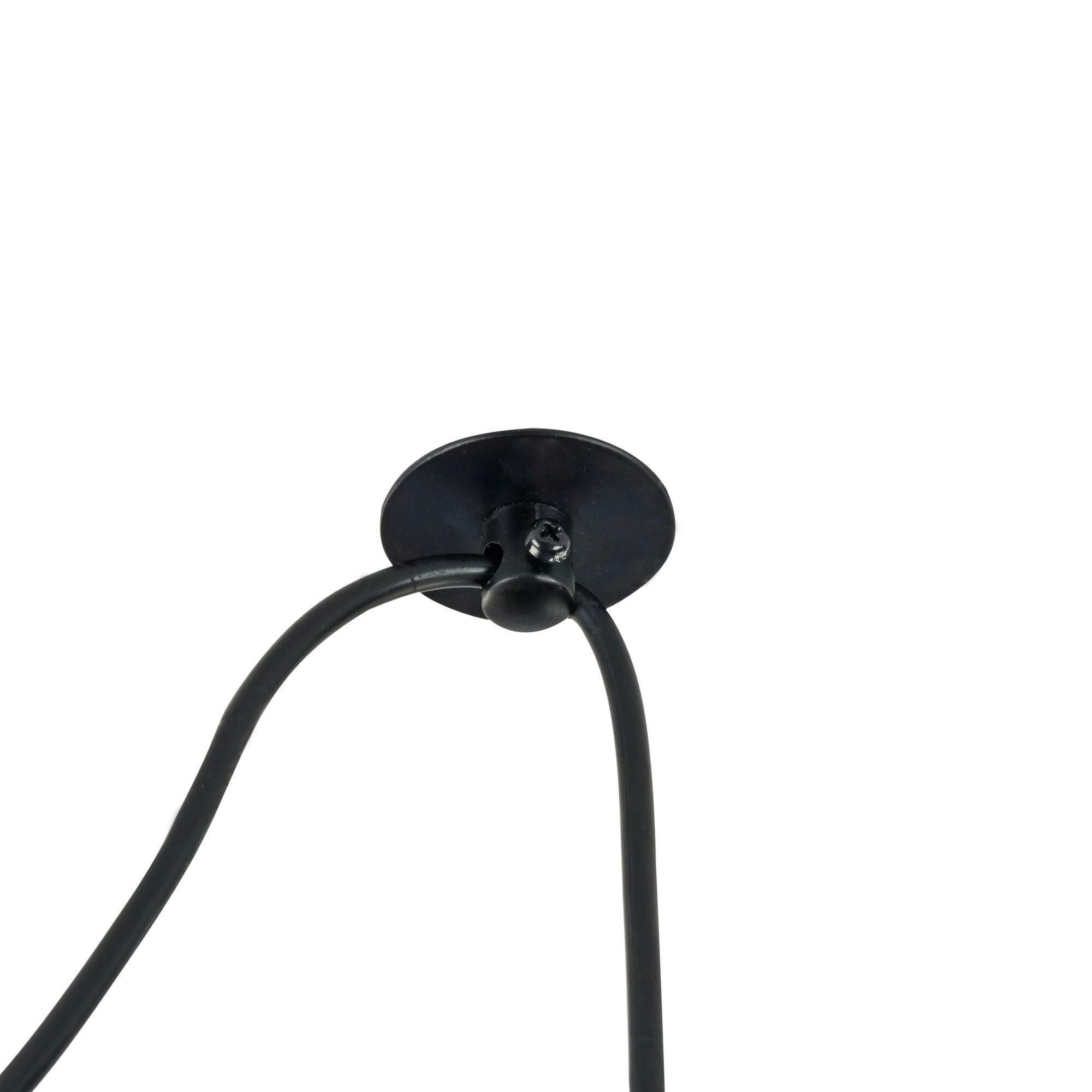 Pendelleuchte Broni Grau max. 60 Watt - Schwarz/Grau, Trend, Stein/Metall (20/18cm) - MAYTONI