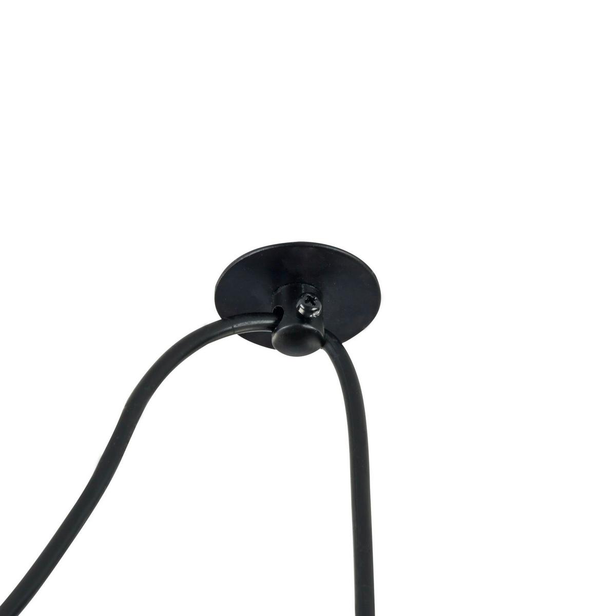 PENDELLEUCHTE BRONI - Schwarz/Grau, Trend, Stein/Metall (16/16cm) - MAYTONI